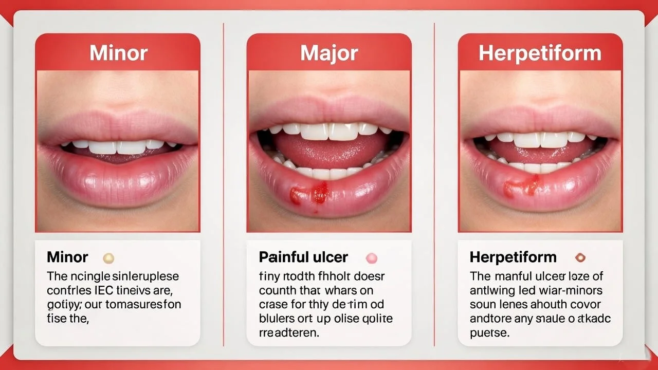 انواع آفت دهان